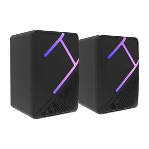 En gros, paire d'enceintes mini USB 2.0 pour <span class=keywords><strong>ordinateur</strong></span>, 5W*2, avec lumière RGB, étanches IPX4, prennent en charge les cartes mémoire pour PC Gaming - Product Image 5