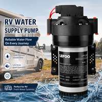 Pompe à eau RV LEFOO LFP1300T 24V DC 3GPM, pompe à eau sous pression RV, pompe à eau fraîche à la demande pour l'alimentation en eau des caravanes et des camping-cars