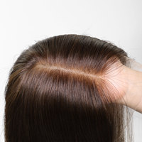 Perruque juive personnalisée en usine, cheveux humains européens, cuticules alignées, nœuds blanchis, dentelle suisse HD, perruque médicale casher juive