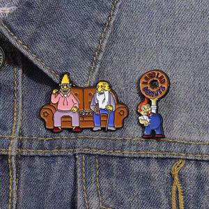 Al por mayor: Pines metálicos de dibujos animados, Pines de esmalte metálicos con temática de hadas y <span class=keywords><strong>Los</strong></span> <span class=keywords><strong>Simpson</strong></span>, Broches de anime bonitos para Halloween y Día Nacional, Pines para ropa - Product Image 3