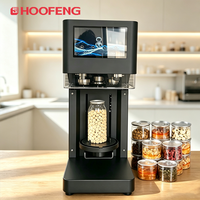 Machine de scellage de canettes entièrement automatique pour les magasins de thé au lait commerciaux, machine de scellage de canettes en aluminium, machine d'emballage de canettes