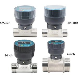 Débitmètre numérique CNYJSOZNO en acier inoxydable, fileté 1/2 pouce, capteur de liquide d'eau IP65, affichage électronique haute précision - Product Image 3