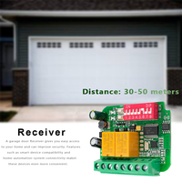 Carte de réception de porte de garage universelle 433MHz 315MHz 868MHz 2 canaux contrôleur d'ouverture de porte momentané pour code fixe à code roulant