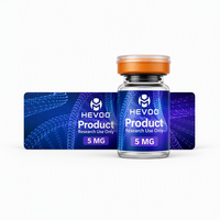 Étiquettes pour flacons de recherche 5 ml, recto-verso, avec graphisme personnalisé pour l'image de marque des flacons de recherche et le tri des échantillons