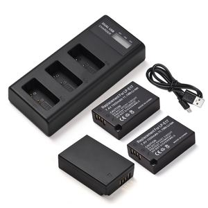 מטען סוללה LP-E17 3-מטען חריץ עם אינדיקטורים הוביל micro usb + 3 יחידות LP-E17 סוללות 7.4v 1500mah - Product Image 6