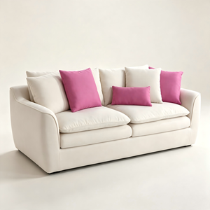 Modern Modular Apartment Velvet Sectional Sofa Set Stainless Steel Legs High-Density <b>Foam</b> Straight-Line Design Hotel/Villa - Product Image 4