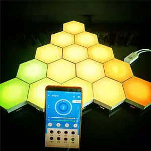 Creative Touch Lamp Hexagonal Quantum Lamp Modular Led Night Light Creative Decoration Lamp