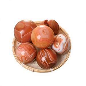 Bulk Wholesale <b>Crystals</b> Red Carnelian Hand Polished Healing Stone Carnelian Sphere <b>Ball</b> for Holiday Decoration Aahil <b>Crystals</b> - Product Image 3