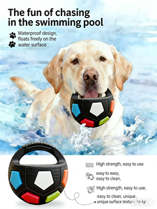 Giocattolo da Masticare per <span class=keywords><strong>Cani</strong></span> a Tema Coppa del <span class=keywords><strong>Mondo</strong></span> in TPR a Forma <span class=keywords><strong>di</strong></span> Pallone da Calcio |   Palla Ecologica Resistente con Suono per Dentizione, Gioco e Addestramento - Product Image 6