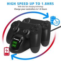 Dobe Station de charge Tp4-889 Chargeur double contrôleur pour accessoires de jeu PS4