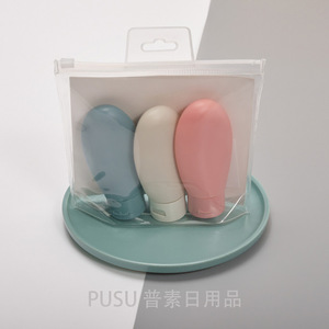 Nordic Style Velvet PE Tube <b>Bottle</b> Cosmetic <b>Squeeze</b> Dispenser Shampoo Lotion Travel Set Flip Cap 1ml Error - Product Image 4