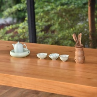 Table basse moderne simple en bois massif salon tatami japonais bureau bûche lit assis table d'ordinateur
