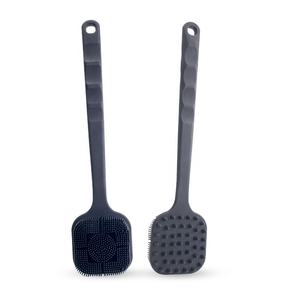 Brosse de bain en silicone à long manche, brosse de massage pour le dos - Product Image 6