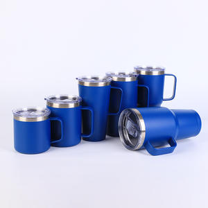 304 acier inoxydable 30oz isolé thermos tasse étanche poignée sous vide affaires décontracté bleu tasse à café Portable cadeau tasse - Product Image 6