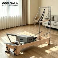 Pilates en bois d'érable robuste et durable, portable, multifonctionnel, pour la rééducation, la formation, le yoga, la gym, personnalisé pour un usage domestique
