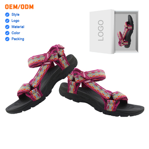 Hermosas <span class=keywords><strong>Sandalias</strong></span> Deportivas de Senderismo y <span class=keywords><strong>Trekking</strong></span> para <span class=keywords><strong>Mujer</strong></span> con Parte Superior de Tela Colorida - Product Image 1