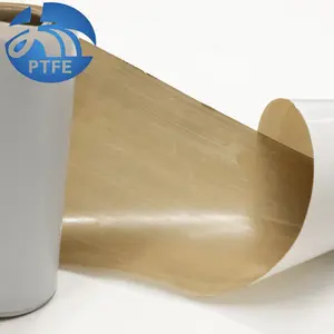 PTFE Molded One-side Fluornation Treatment Etched Skived Sheet /Chemical Adhesive Sheet