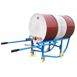 Carretilla Manual de Cuatro Ruedas con Base en Forma de U, Capacidad de Carga de 500 kg, Contenedor Rodante para Uso Industrial - Product Image 1