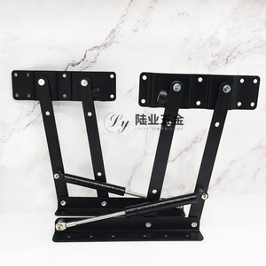 Mecanismo de elevación para mesa de centro Luye Hardware, resorte de gas, soporte plegable de hierro negro, herrajes para muebles - Product Image 1