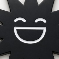 Émail mat gravé motif étoile éclatante et soleil souriant, tendance moderne pour jeunes - Vente en gros OEM