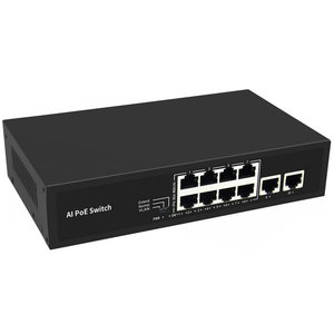 Sunsoont 8 Cổng Chuyển Mạch <span class=keywords><strong>Ethernet</strong></span> POE Không Được Quản Lý, Chuyển Đổi Mạng POE 2 Cổng Uplink Cho Máy Ảnh <span class=keywords><strong>Dahua</strong></span> - Product Image 3