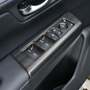 Para <span class=keywords><strong>Honda</strong></span> CR V <span class=keywords><strong>CRV</strong></span> 6 6th <span class=keywords><strong>2023</strong></span>, accesorios interiores, cubierta de panel de Control de ventana de coche, pegatina embellecedora, fibra de carbono de imitación de plástico - Product Image 3