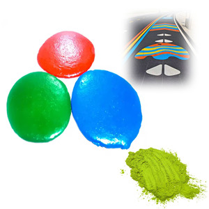Revestimiento de polvo de pintura termoplástica para señalización vial con <span class=keywords><strong>15</strong></span>% cuentas de vidrio Aplicación de calor de dióxido de silicio - Product Image 1