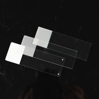 Wholesale CE/ISO Certified Single Frosted Ground Edges Float Glass Microscope Slides Customizable OEM Laboratory Use 3-Year