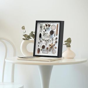 Wood Shadow Box <strong>Photo</strong> <strong>Frame</strong> 5x7" 8x10" A3/A4 New Arrival Creative <strong>Black</strong> with UV Glass-Multiple Sizes Eco-Friendly &amp; Durable - Product Image 6
