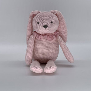 Superhéroe Pascua Cuddly Big Head Doll Pink Cream Xmas <span class=keywords><strong>Bugs</strong></span> Venta caliente Conejo de <span class=keywords><strong>peluche</strong></span> Juguete suave Bolsa de conejito para bebé Algodón PP - Product Image 1