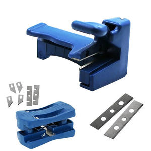 Cortador de extremo de borde Manual tira de encuadernación de PVC banda de borde recortadora de doble borde herramientas de carpintería cabeza de <span class=keywords><strong>madera</strong></span> y recorte de cola - Product Image 6