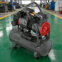Petit compresseur d'air industriel portable de type piston, 5,5 kW, 7,5 CV, 220 V monophasé, avec courroie électrique, certifié CE
