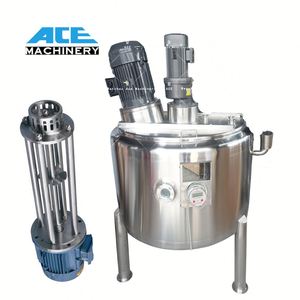 Equipo de Mezcla Química de 200L 300L, Línea de Producción de Champú a Pequeña Escala, Tanque de Mezcla de Doble Pared Tipo Compacto - Product Image 5