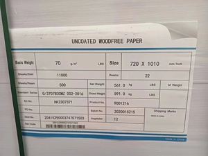 Papel Bond Directo de Fábrica al por Mayor, Papel Offset Sin Madera para Impresión y Papelería - Product Image 1