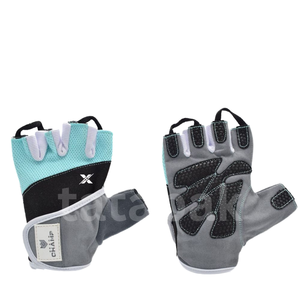 ถุงมือกีฬาแบบครึ่งนิ้วสำหรับทุกเพศ ผลิตจากหนังไมโครไฟเบอร์ กันลื่น ระบายอากาศได้ดี เหมาะสำหรับปั่นจักรยานและยกน้ำหนัก - Product Image 1