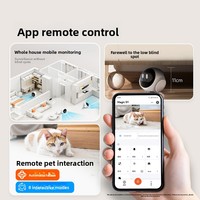 Robot de Compañía Inteligente Electrónico para Mascotas, Interacción por Voz, Material ABS, Cámara Remota, Monitoreo Móvil para Personas Mayores