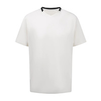 T-shirt pour homme à col en V, respirant, à séchage rapide, Dryfit, pour padel, tennis de table, pickleball, volley-ball, action sportive et sports