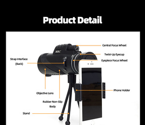 40x60 חד-עגינה גבוהה בלילה להשתמש באור נמוך ראיית לילה אור בלילה ללא אינפרא אדום - Product Image 4