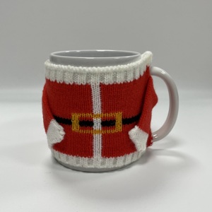 <strong>Wholesale</strong> Custom <strong>Christmas</strong> Knitted Sleeve Cosy Mug Set for Xmas <strong>Gifting</strong> - Product Image 5
