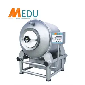 Heavy Duty Meat Mixer Vacuum Salting Massage Stainless Steel Horizontal Tumbler Chicken Marinator Machine