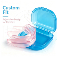 Protège-dents anti-ronflement et anti-grincement des dents sur mesure en silicone souple