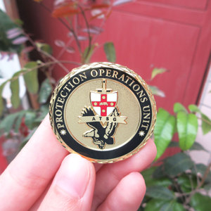 Monete commemorative in metallo personalizzate, monete d'oro e d'<span class=keywords><strong>argento</strong></span>, medaglie commemorative da collezione smaltate a doppia faccia in 3D con finitura retrò. - Product Image 6