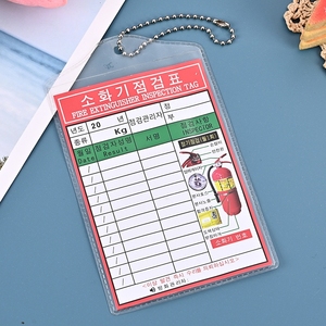 Etiquetas Personalizadas para Inspección de Extintores de Incendios, Superficie Escribible, Resistentes al Agua, con Fecha Mensual - Product Image 2