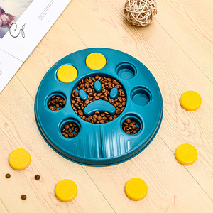 Giocattoli Puzzle per animali addestramento interattivo giocattoli IQ cibo tratta Twister piastra di gioco per cani alimentazione lenta - Product Image 5