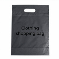 Sac à main pour magasin de vêtements - Sac en PE pour le shopping - Sac en plastique renforcé double couche - LOGO personnalisable