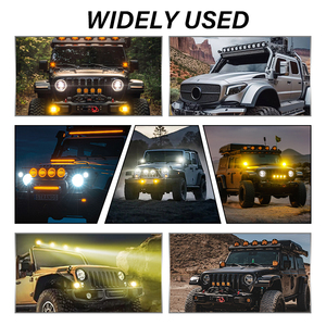 वाटरप्रूफ लुक्स पैरा कैमionक्स 15w 18w ट्रक सजावटी लैंप ट्रक का नेतृत्व लाइट सेंट्रल ग्रिल स्पॉटलाइट ट्रक मार्कर लैंप - Product Image 5