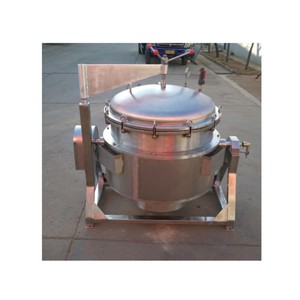 Casserole à lait industrielle à gaz, grande taille, autocuiseur pour 200, 300, 500, 700 litres - Product Image 2