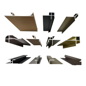 Perfil de Aluminio en Forma de I de Diseño Moderno, 5 mm, Resistente a la Humedad, Anodizado, 5/8 Piezas, Esquina Macho <span class=keywords><strong>para</strong></span> Molduras de Chapa de Madera - Product Image 1