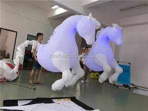 Venta caliente colorido inflable caballo traje de la mascota para adultos - Product Image 3