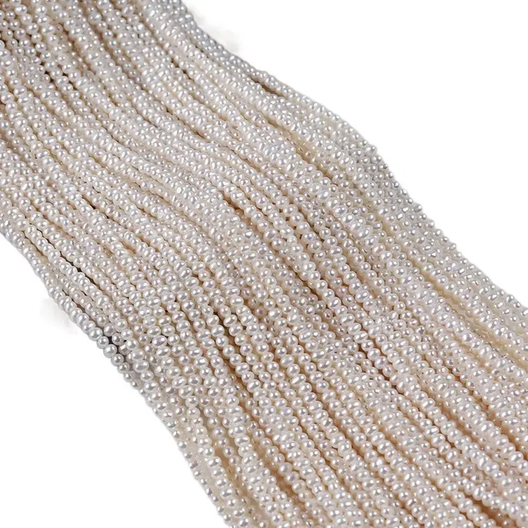 Redleaf Perhiasan Mutiara DIY 2-10Mm Mini Tidak Teratur Kentang Oyster Budidaya Air Tawar Alami Mutiara Longgar Beads untuk Perhiasan Membuat